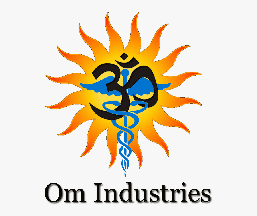 Logo Design By Mpaul730 For Om Industries - Sun Design For Pooja Room, Transparent Clipart
