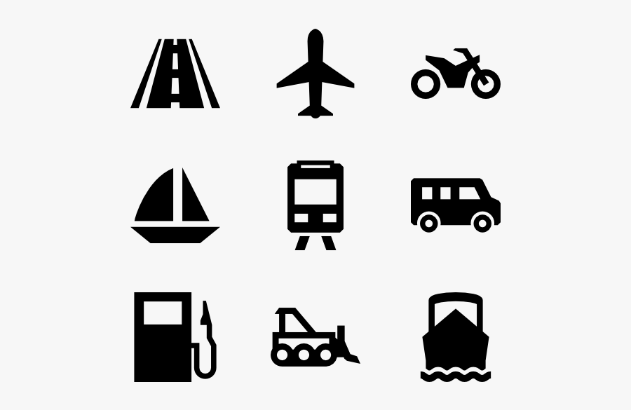 Poi Road - Road Icon Vector, Transparent Clipart