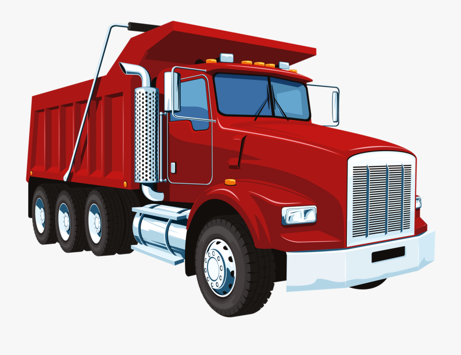 Dump Truck Clip Art, Transparent Clipart