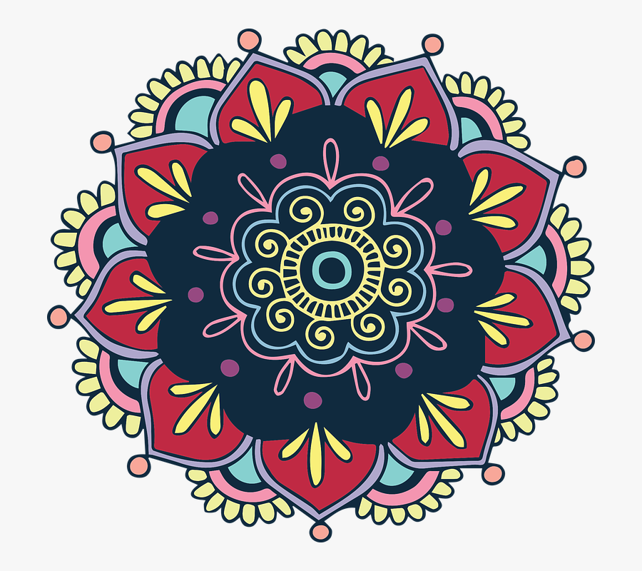 Clip Art Musts For A - Simple Mandala Pattern, Transparent Clipart