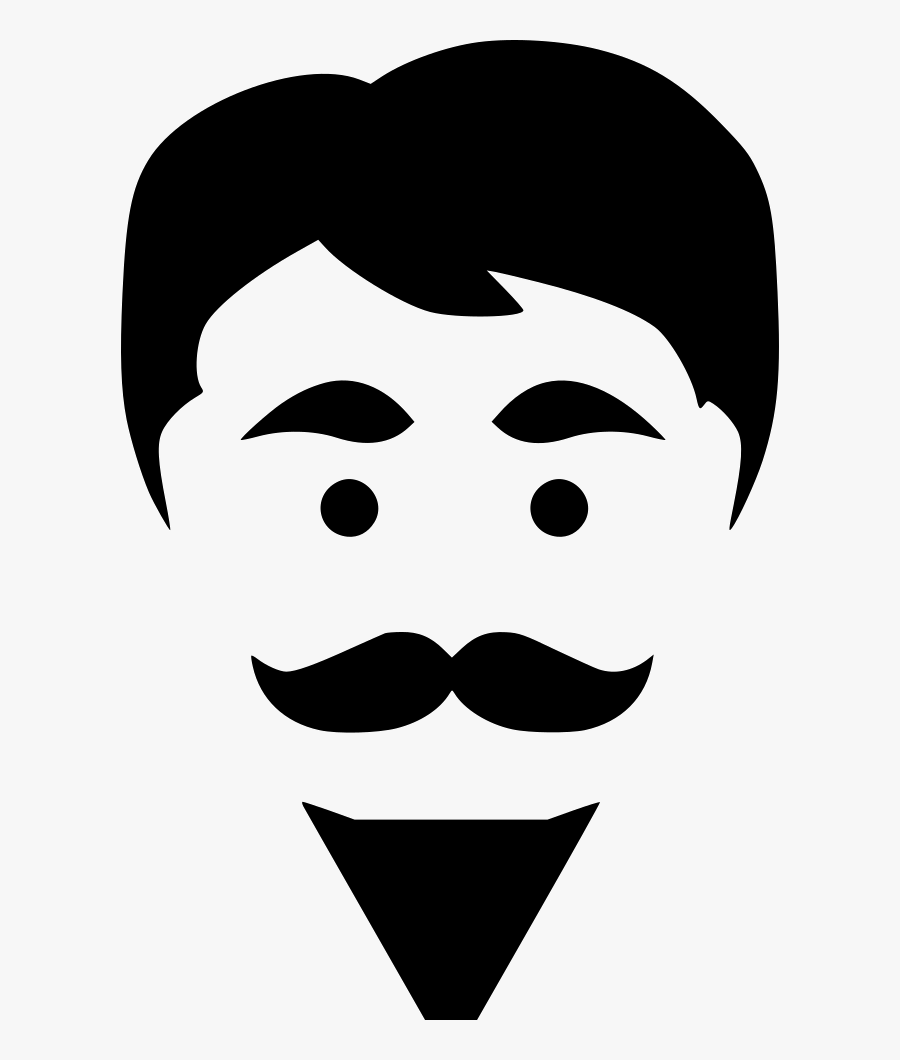 Hipster Beard Man Hair Style Fashion - Pria Berjenggot Emoticon Png, Transparent Clipart