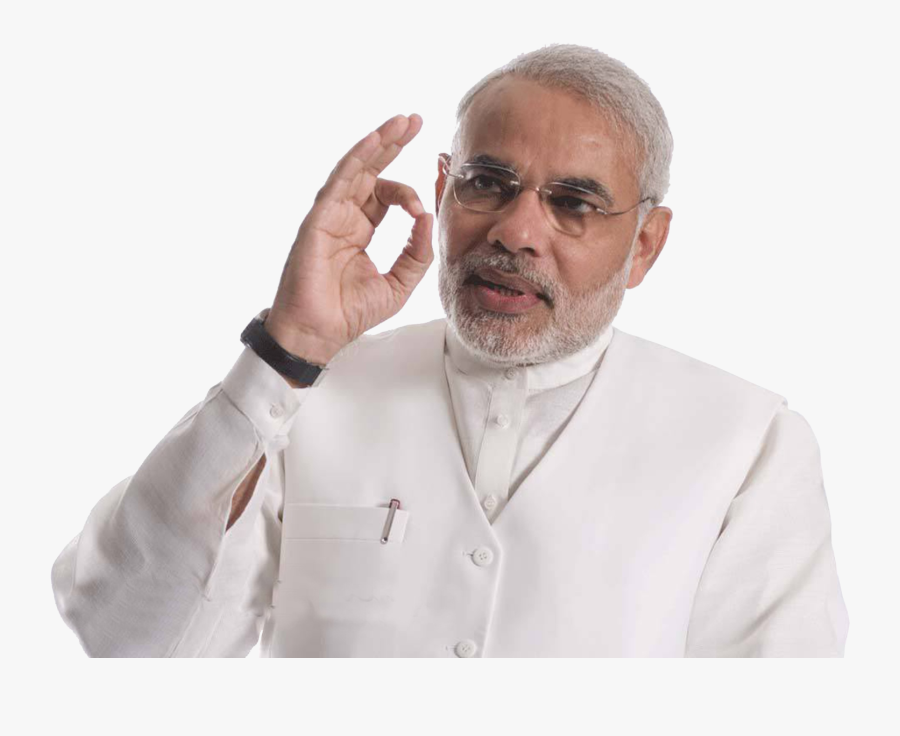 Pm Modi Photo With White Background, Transparent Clipart
