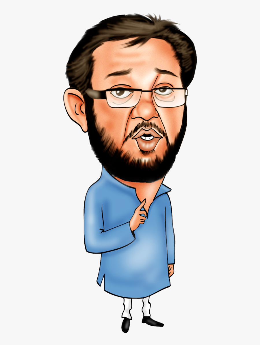 Kumar Caricature Narendra Modi Atul Anjan Male - Modi Png Cartoon, Transparent Clipart