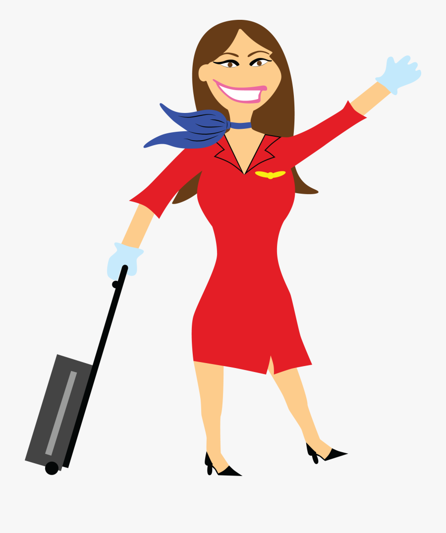 Flight Attendant Free Download Png - Flight Attendant Clipart Transparent, Transparent Clipart