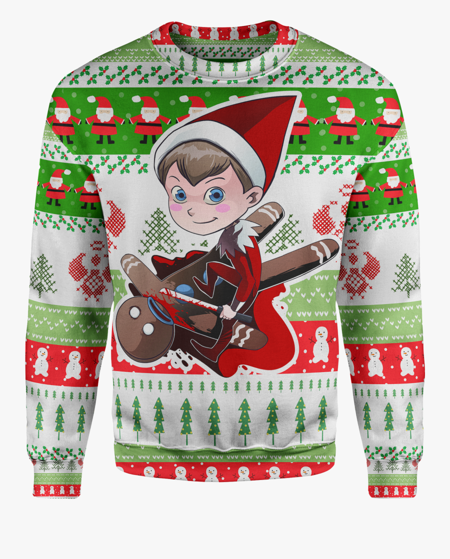 Christmas Sweater Clipart - Christmas Jumper, Transparent Clipart