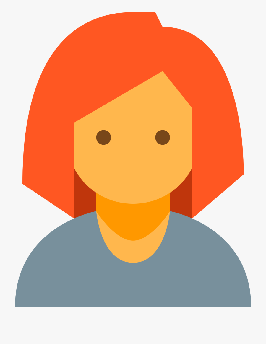 Png Free Library File Icons Businesswoman Wikimedia - Flat User Icon Svg, Transparent Clipart