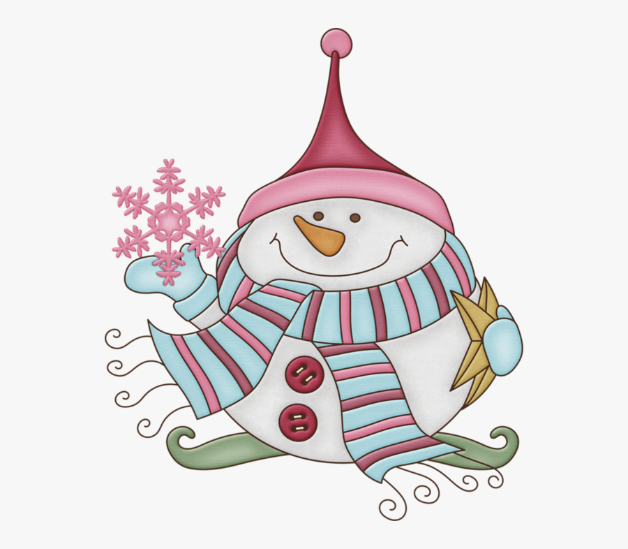 Touching Hearts Snowmen Png Tube - Heart Snowman Png, Transparent Clipart