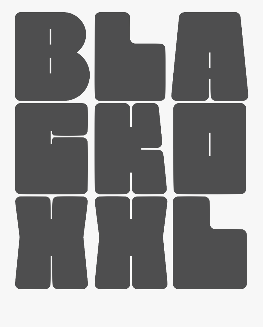 Typefaces That Emulate Crayons - Parallel, Transparent Clipart