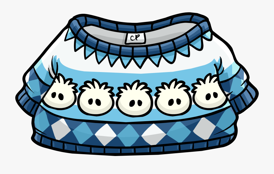 Puffle Pullover - Club Penguin Christmas Shirt, Transparent Clipart
