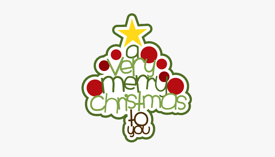 Unbelievable Tree With - Merry Christmas Clipart Png, Transparent Clipart