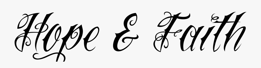 Love Tattoo Clipart Hope - Tattoo Faith Hope, Transparent Clipart