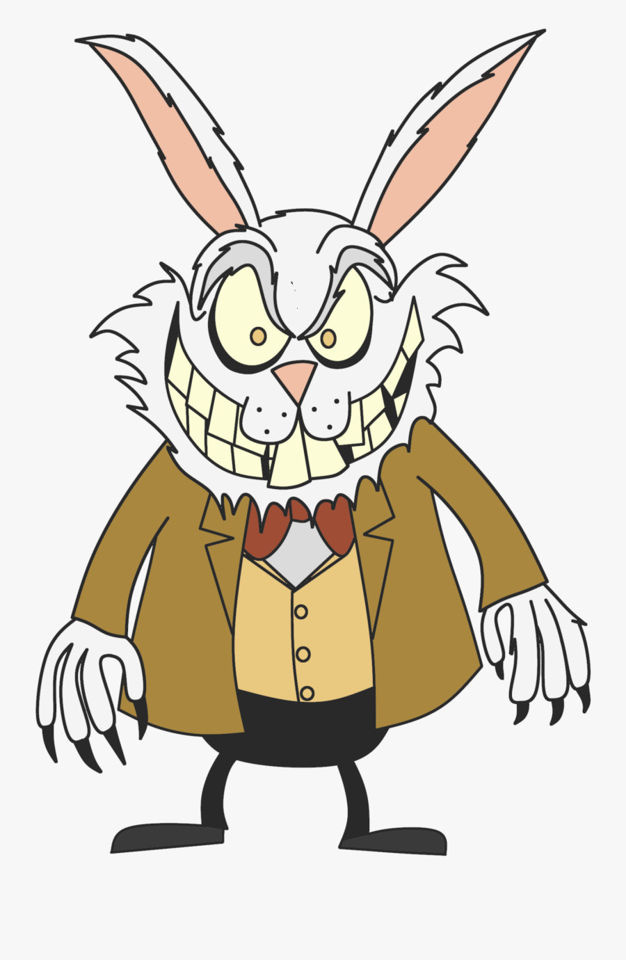 Darla Was Far Too Old To Believe In The Easter Bunny - Cartoon Scariest Easter Bunnies, Transparent Clipart