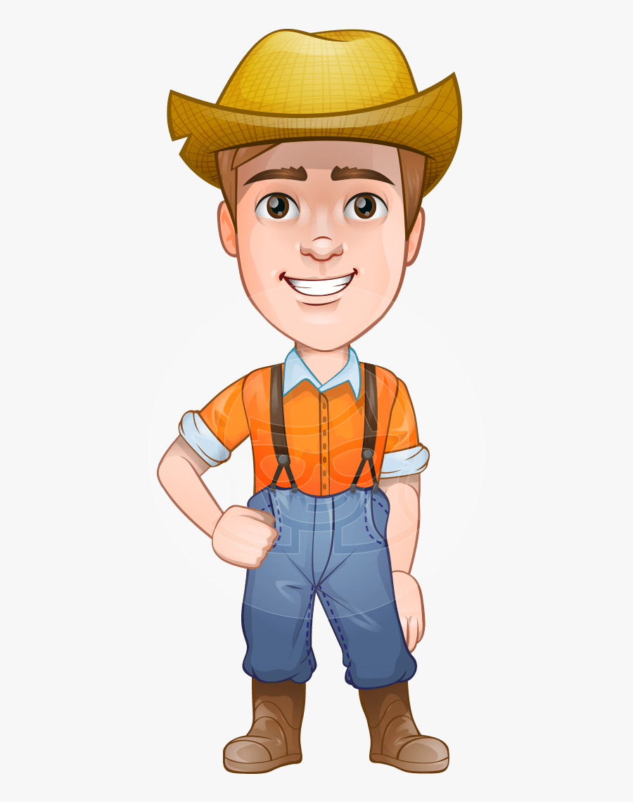 Cartoon Farmer Png, Transparent Clipart