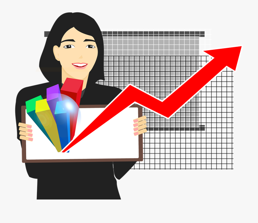 Presentation Businesswoman Png Image - Proyecciones De Ventas Png, Transparent Clipart