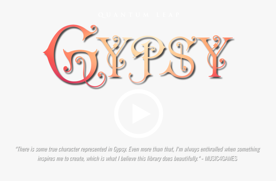 Clip Art Eastwest Quantum Leap Gypsy - Calligraphy, Transparent Clipart