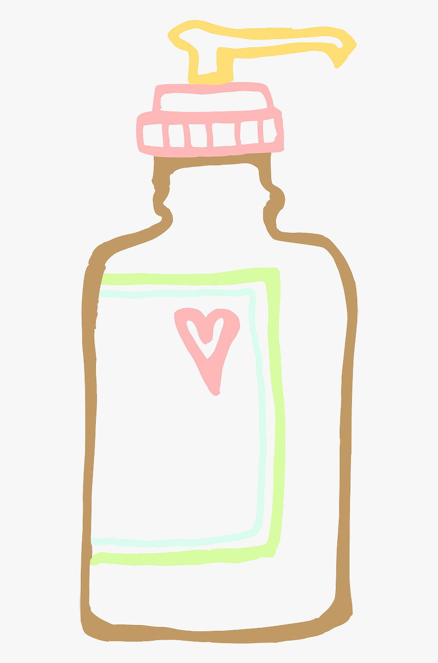 Lotion Bottle Clip Art, Transparent Clipart