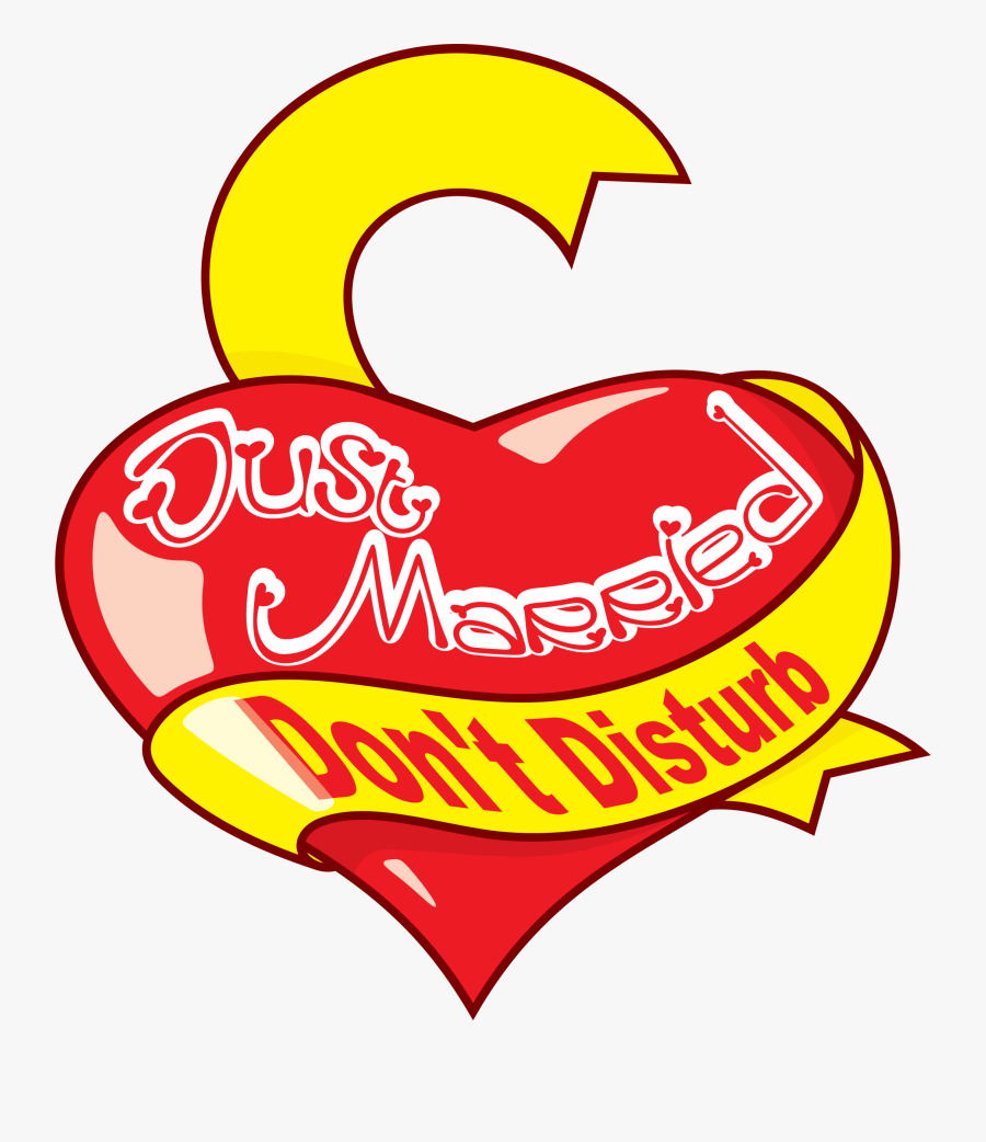 Just Married Clipart, Transparent Clipart