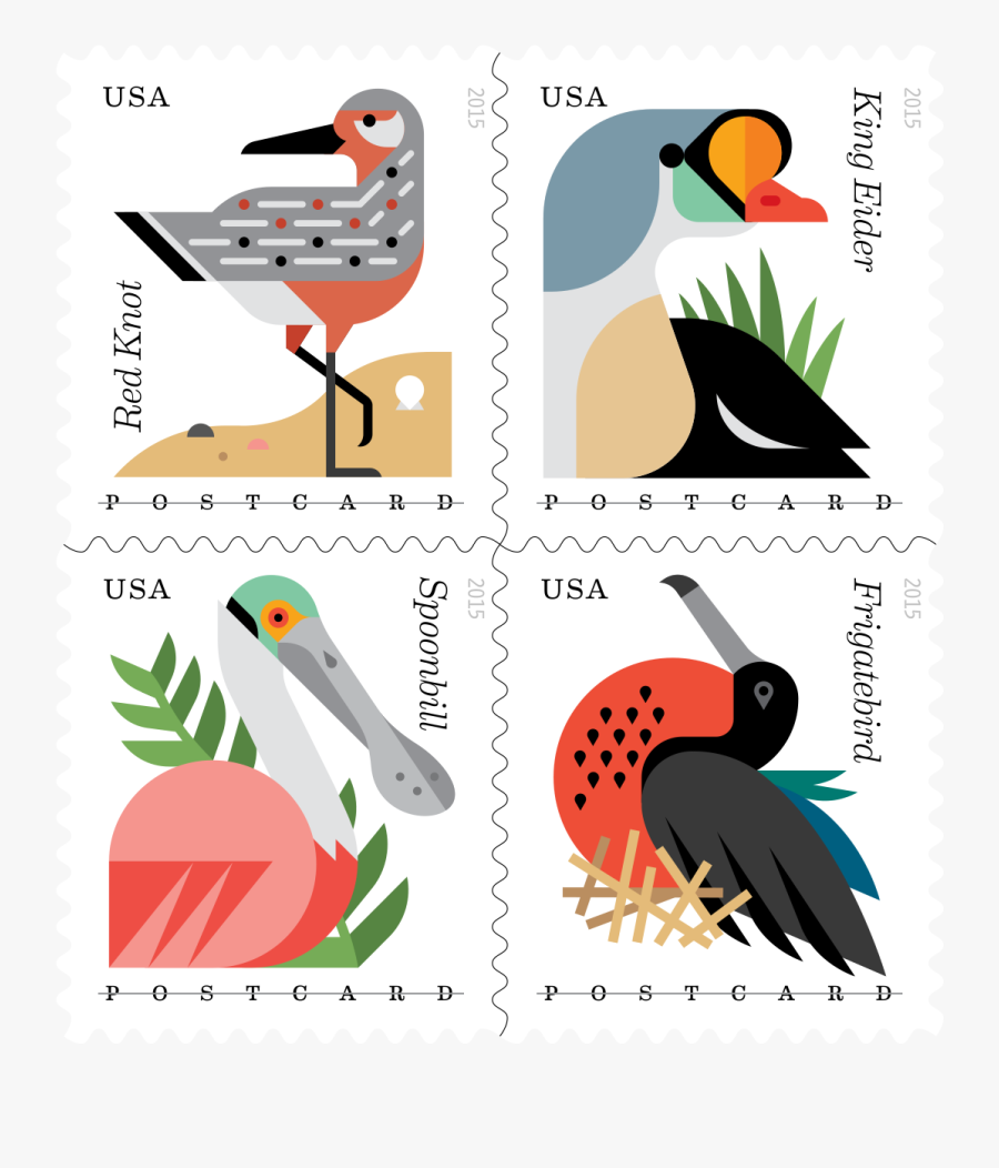 Stamp Clipart Postage Stamp - Usps Postcard Stamp, Transparent Clipart