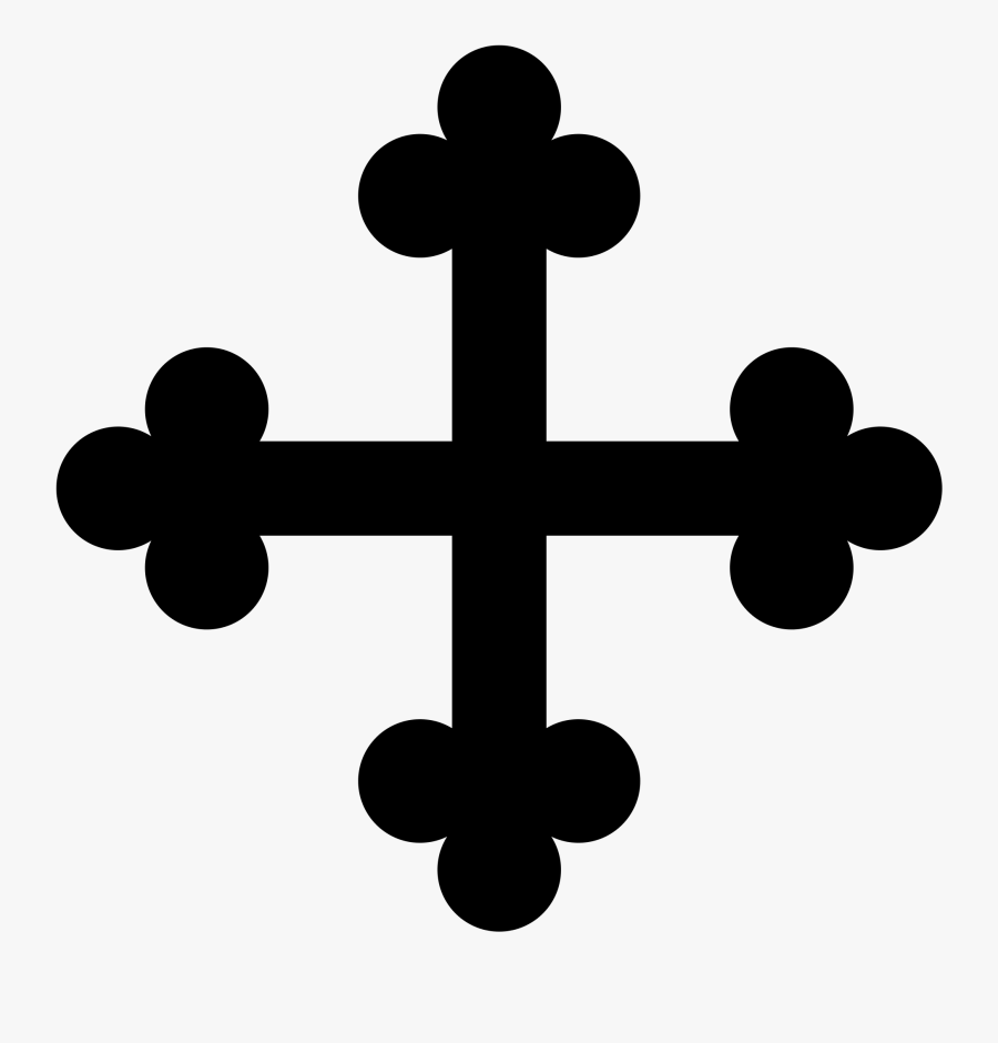 The Cross Clipart - Cross Fleury, Transparent Clipart