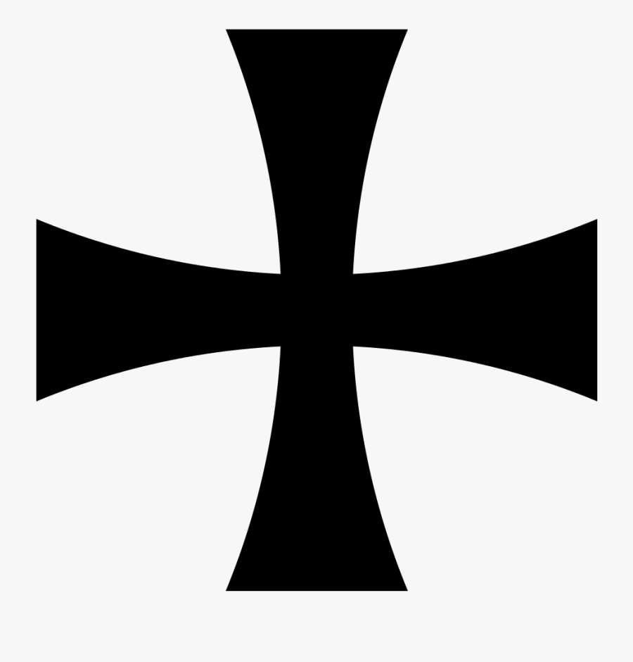 Cross Clipart Black And White Png - Square Religious Symbol, Transparent Clipart