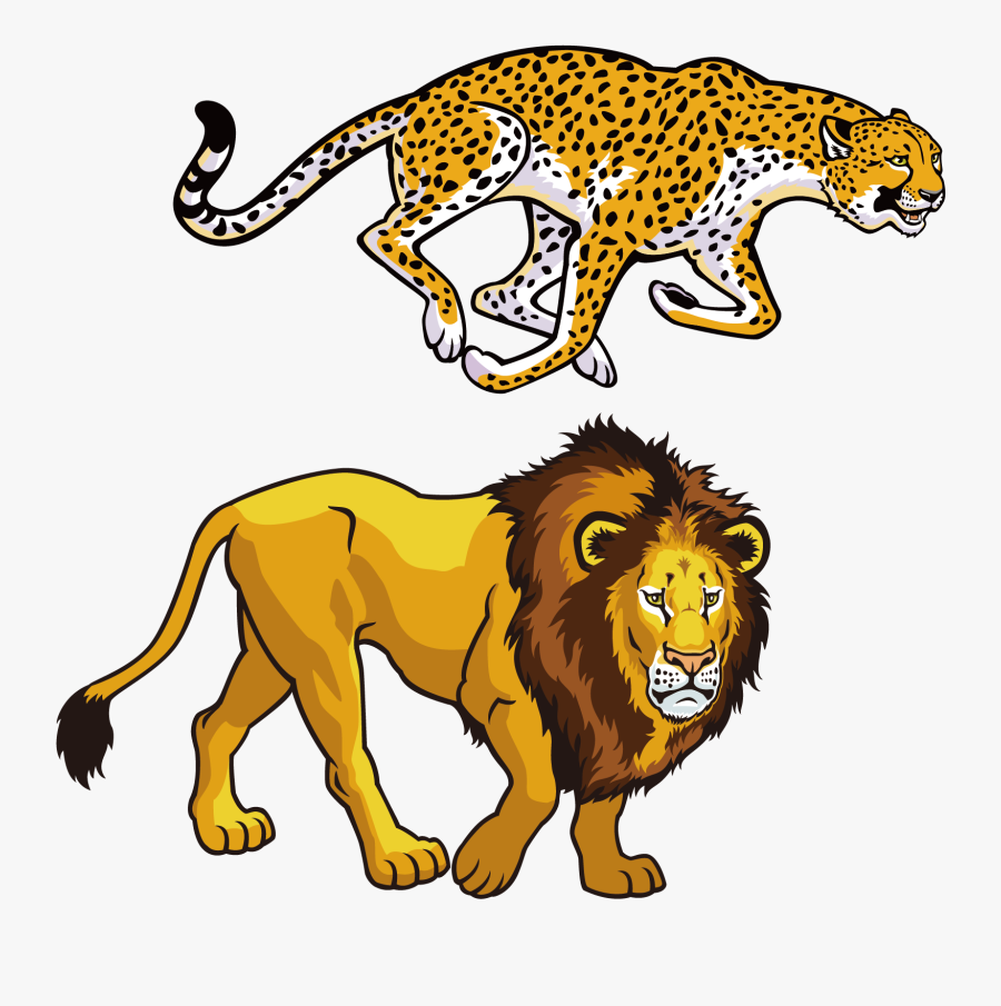 Roar Clipart Leopard - Cheetah Black And White, Transparent Clipart