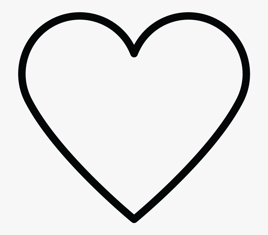 Tattoo Heart Outline, Transparent Clipart