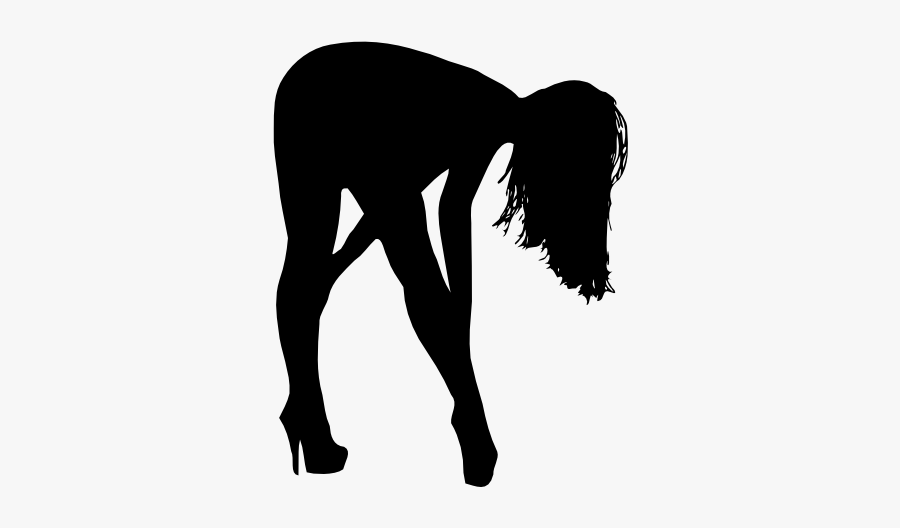 Anal Sex - Woman Silhouette Bent Over, Transparent Clipart