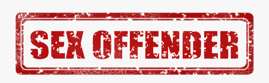 Offenders Clipart - Registered Sex Offender Stamp, Transparent Clipart