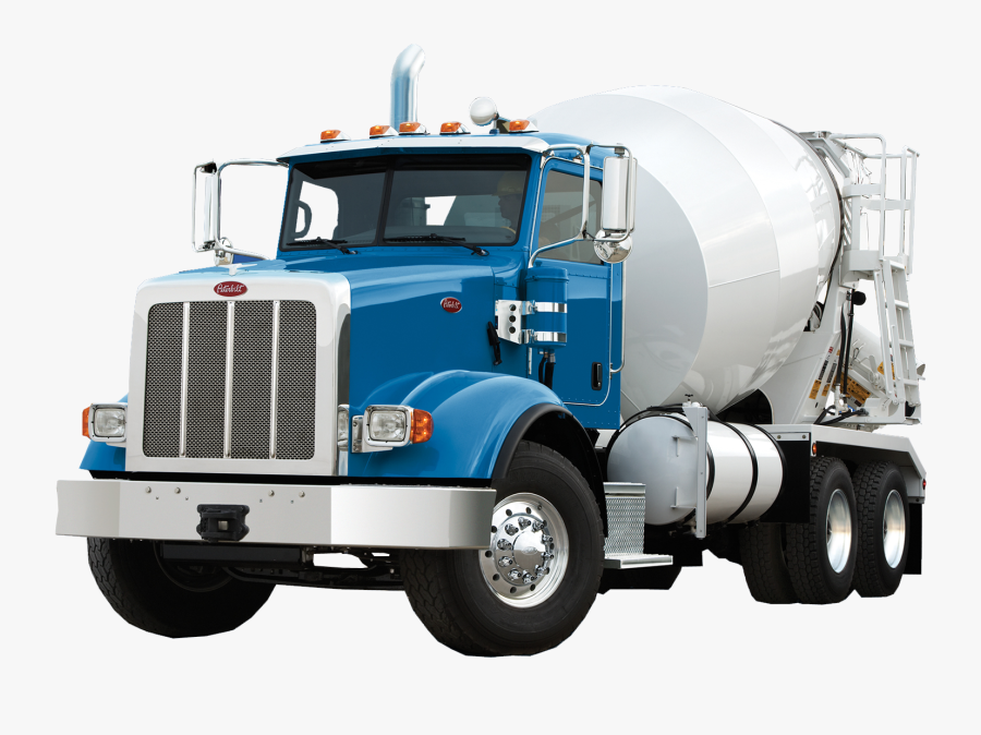 Peterbilt Oshkosh Corporation Mack Trucks Heavy Machinery - Cement Mixer Truck Png, Transparent Clipart
