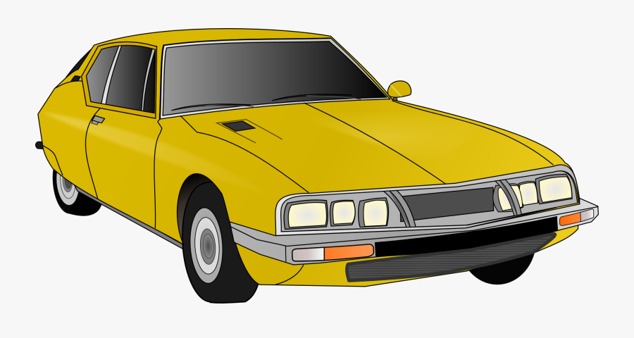 Car Clip Art Yellow, Transparent Clipart