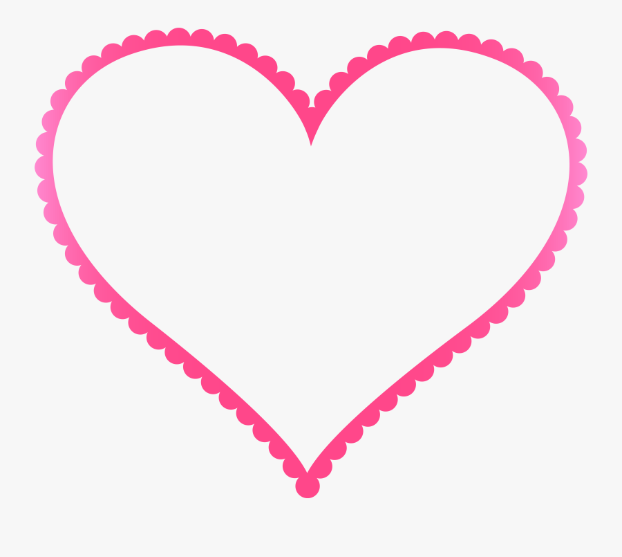 Picture Frame Heart Graphics, Transparent Clipart