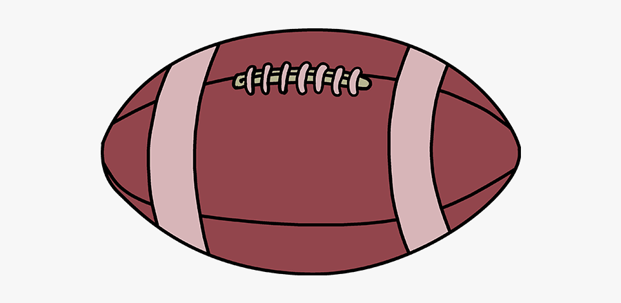 Football Clipart Vertical - Football To Draw, Transparent Clipart