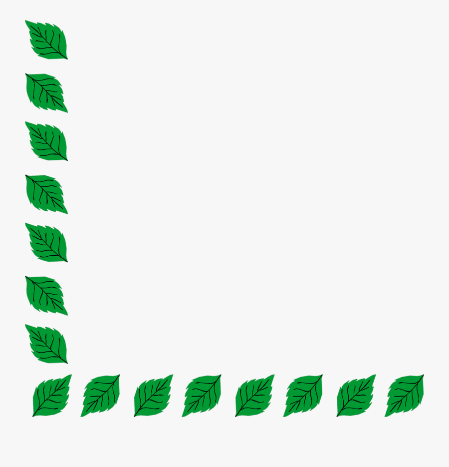 Green Border Clipart - Borders And Frames Leaves, Transparent Clipart