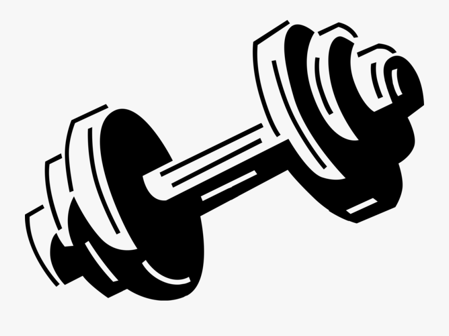 Transparent Weight Clipart - Dumbbell Clipart, Transparent Clipart