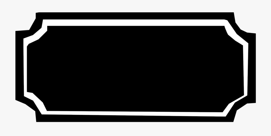 Picture Frame,angle,area - Wrought Iron Sign Vector Png, Transparent Clipart