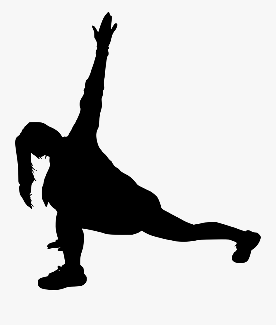 Clip Art Physical Fitness Clip Art - Silhouette, Transparent Clipart