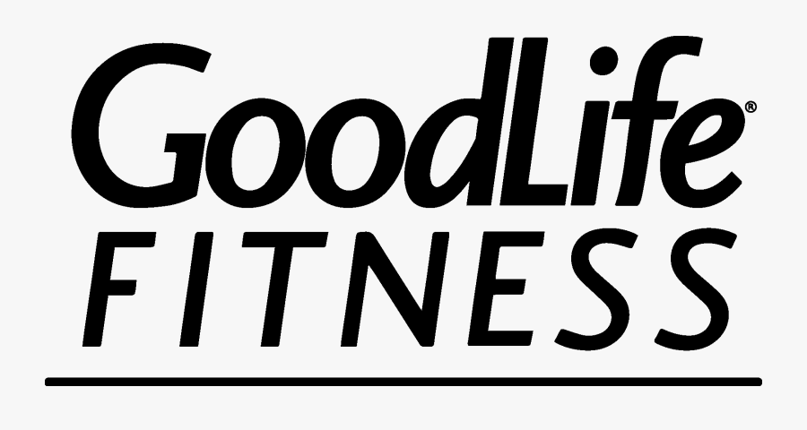 Goodlife Fitness White Logo, Transparent Clipart
