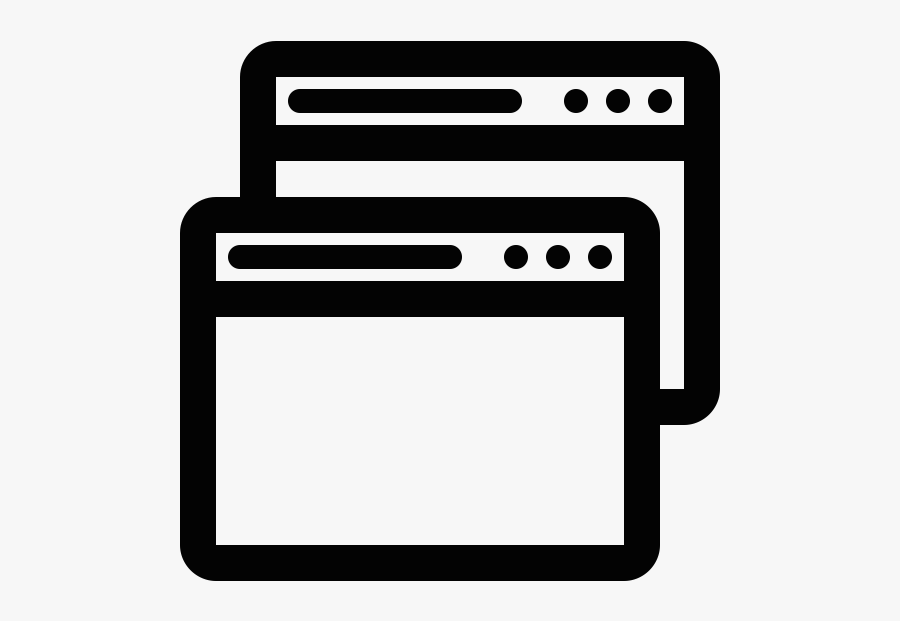 Browsertabs, Transparent Clipart
