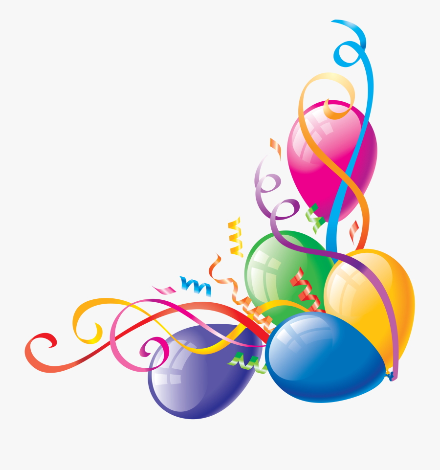 Pictures Of Ballons - Balloon Corner Png , Free Transparent Clipart