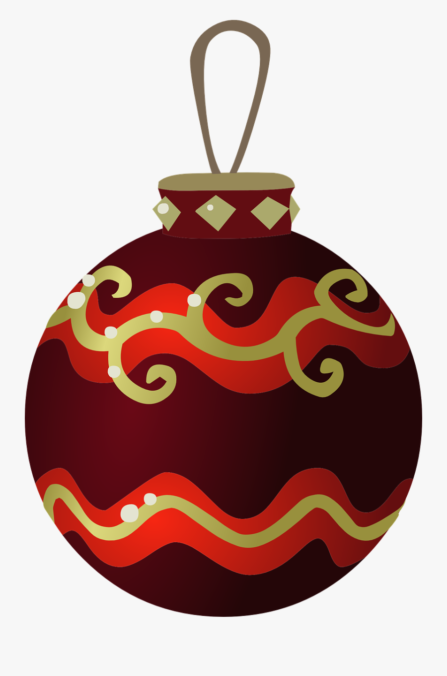Christmas Ornament,christmas Decoration,christmas Tree - Hiasan Natal Vektor, Transparent Clipart