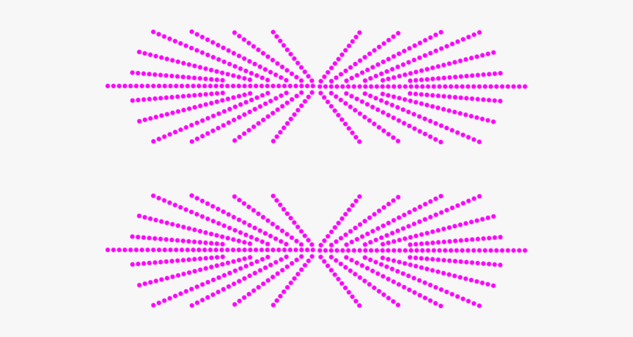 Tw Ray 3 Inch Tailless Cheer Bow Pattern - Circle, Transparent Clipart