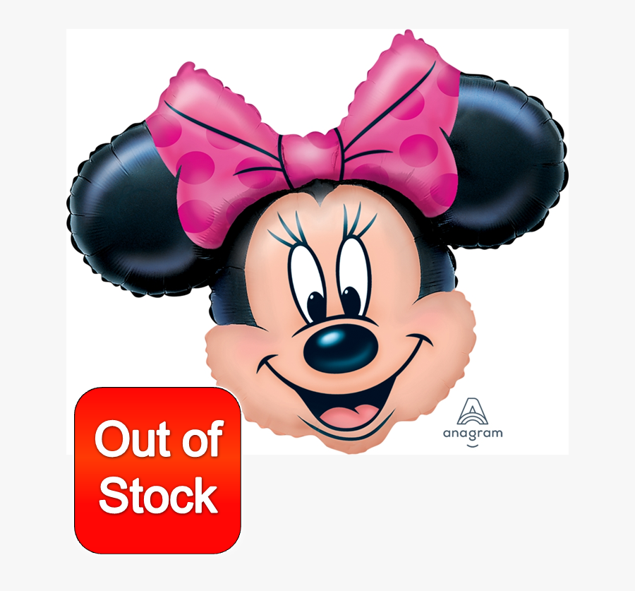 Transparent Minnie Mouse Head Png - Minnie Mouse Head, Transparent Clipart