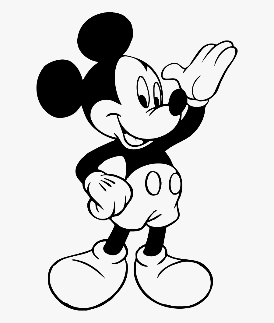 Svg Royalty Free Library Minnie Mouse Black And White - Mickey Mouse Rangoli Designs, Transparent Clipart