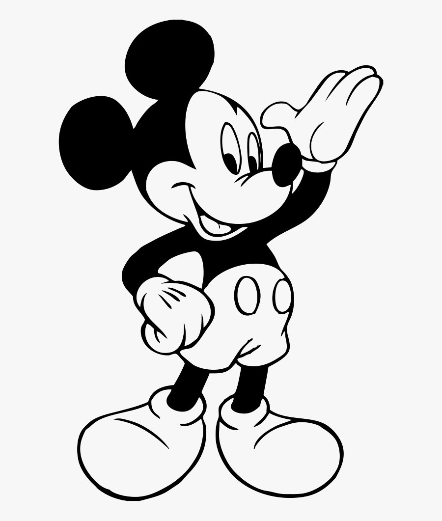 Svg Royalty Free Library Minnie Mouse Black And White - Mickey Mouse Rang.....