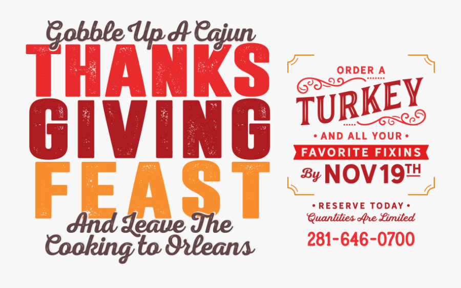 Thanksgiving Hero Slider - Poster, Transparent Clipart