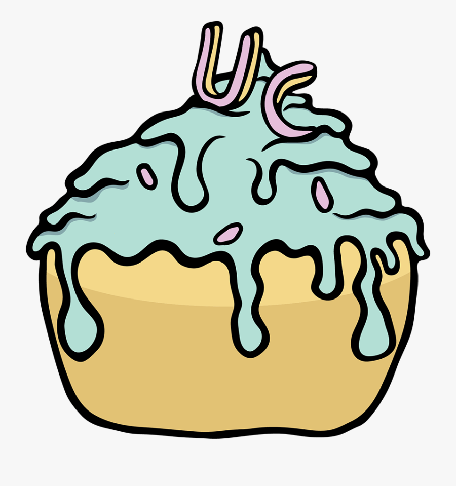 Ugly Cupcake Clipart, Transparent Clipart