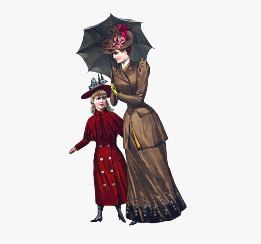 Victorian Ladies Png, Transparent Clipart