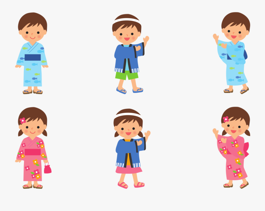 Yukata Clipart, Transparent Clipart