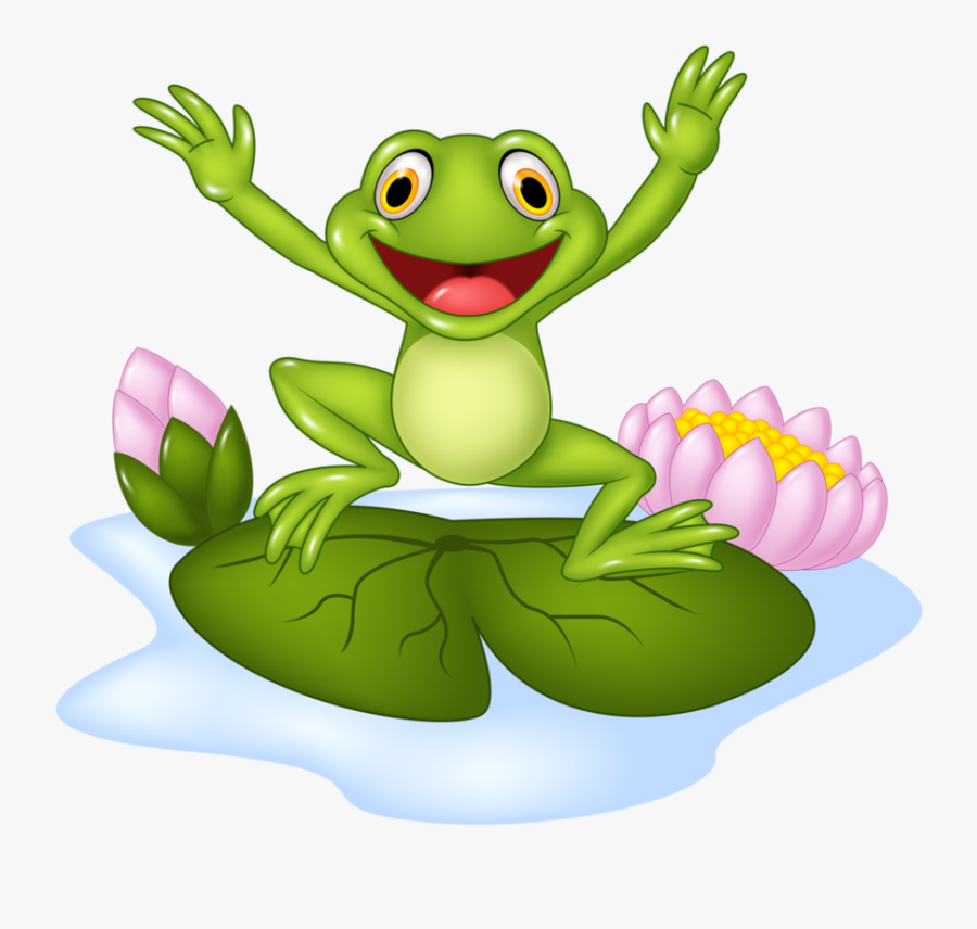 Ugly Frog Cliparts - Hopping Frog Cartoon, Transparent Clipart