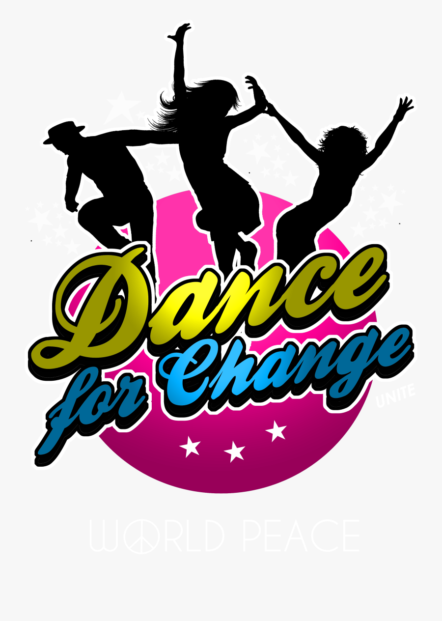 Design A Logo For A Kids Dance Recreational Dance School - Dance For Change Logo, Transparent Clipart